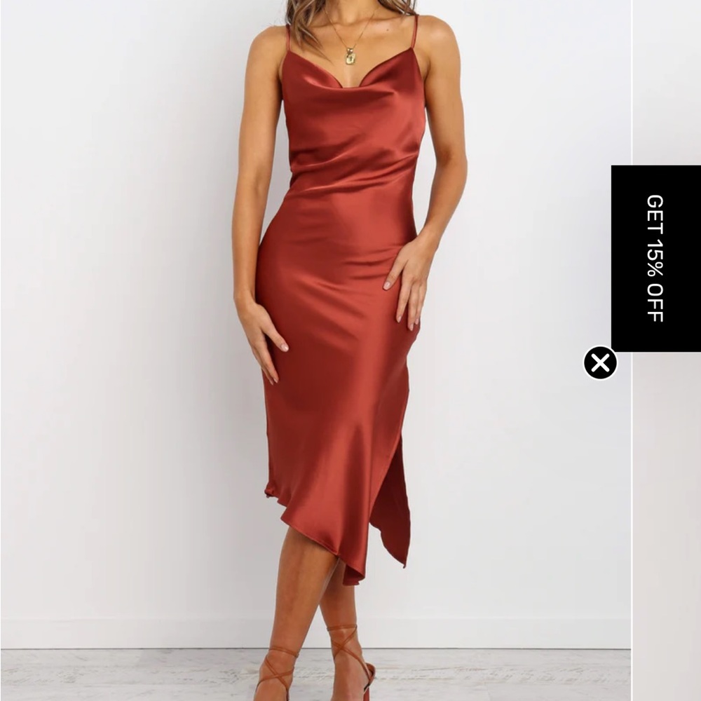 COPY - Petal & Pup Cypress Dress- Rust